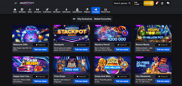 Jackpot City Promotions